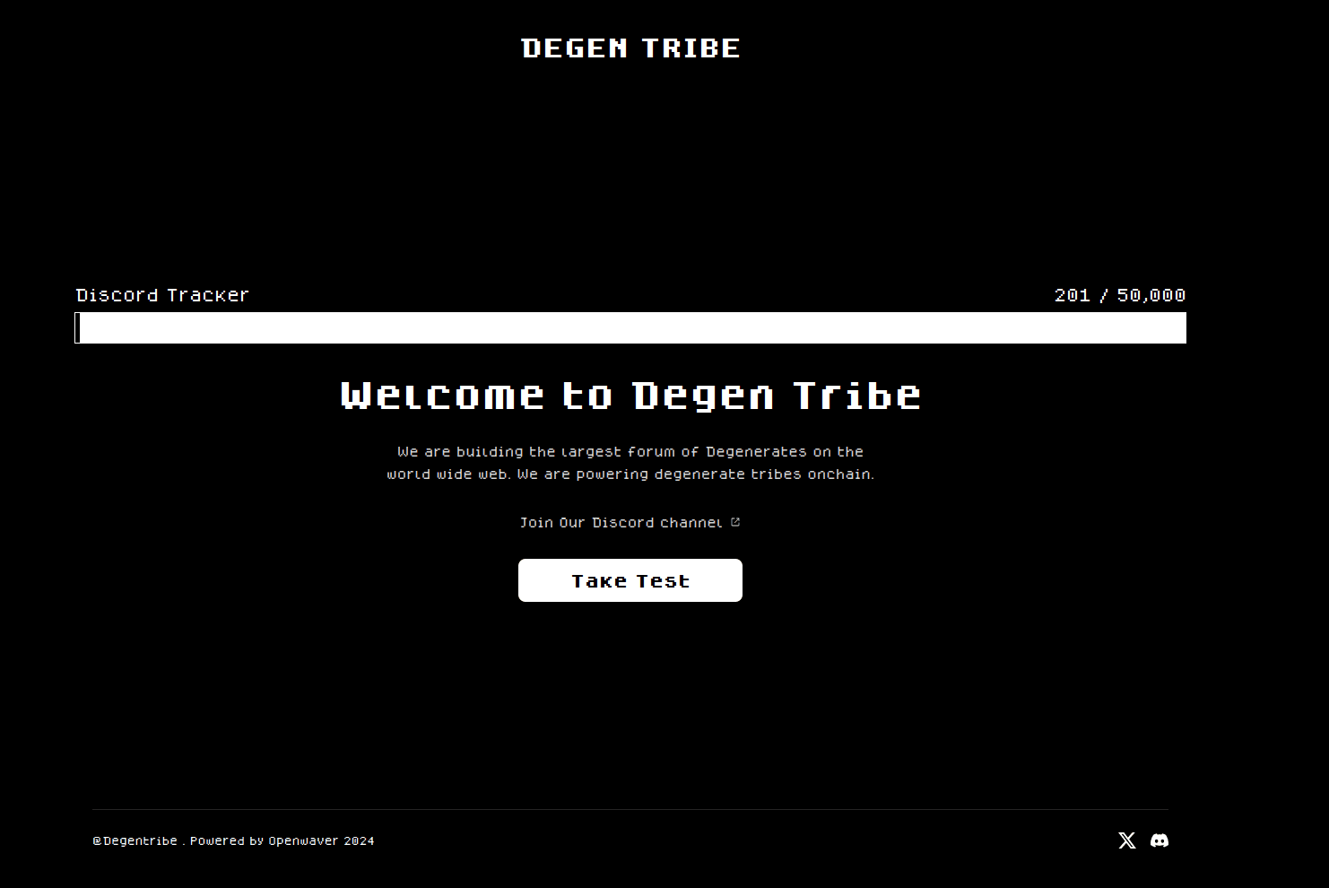 Degen Tribe: Community forum for an online group