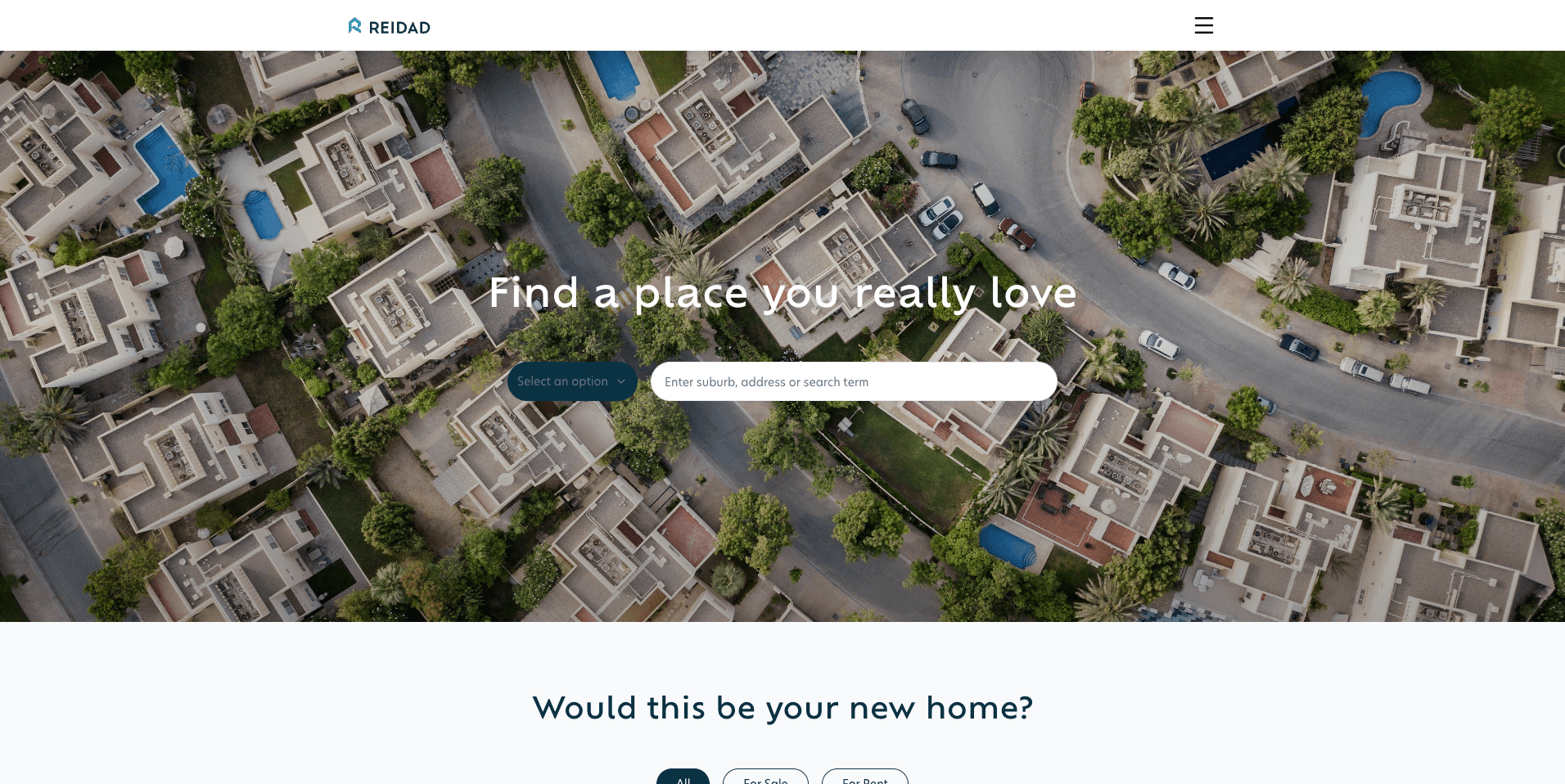 Reidad: Property search site for homes for sale and rent